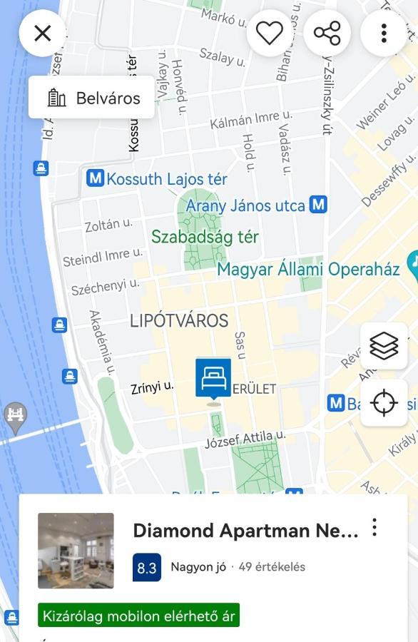 Diamond Apartman Near To Basilica Budapest Luaran gambar